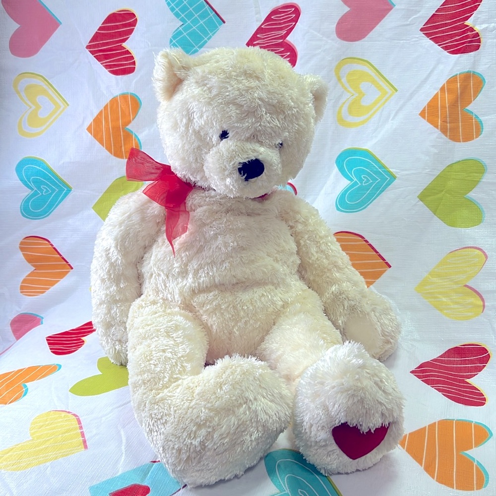Hallmark Teddy Bear Plush Sweet Hugs Heart - Picture 11 of 15